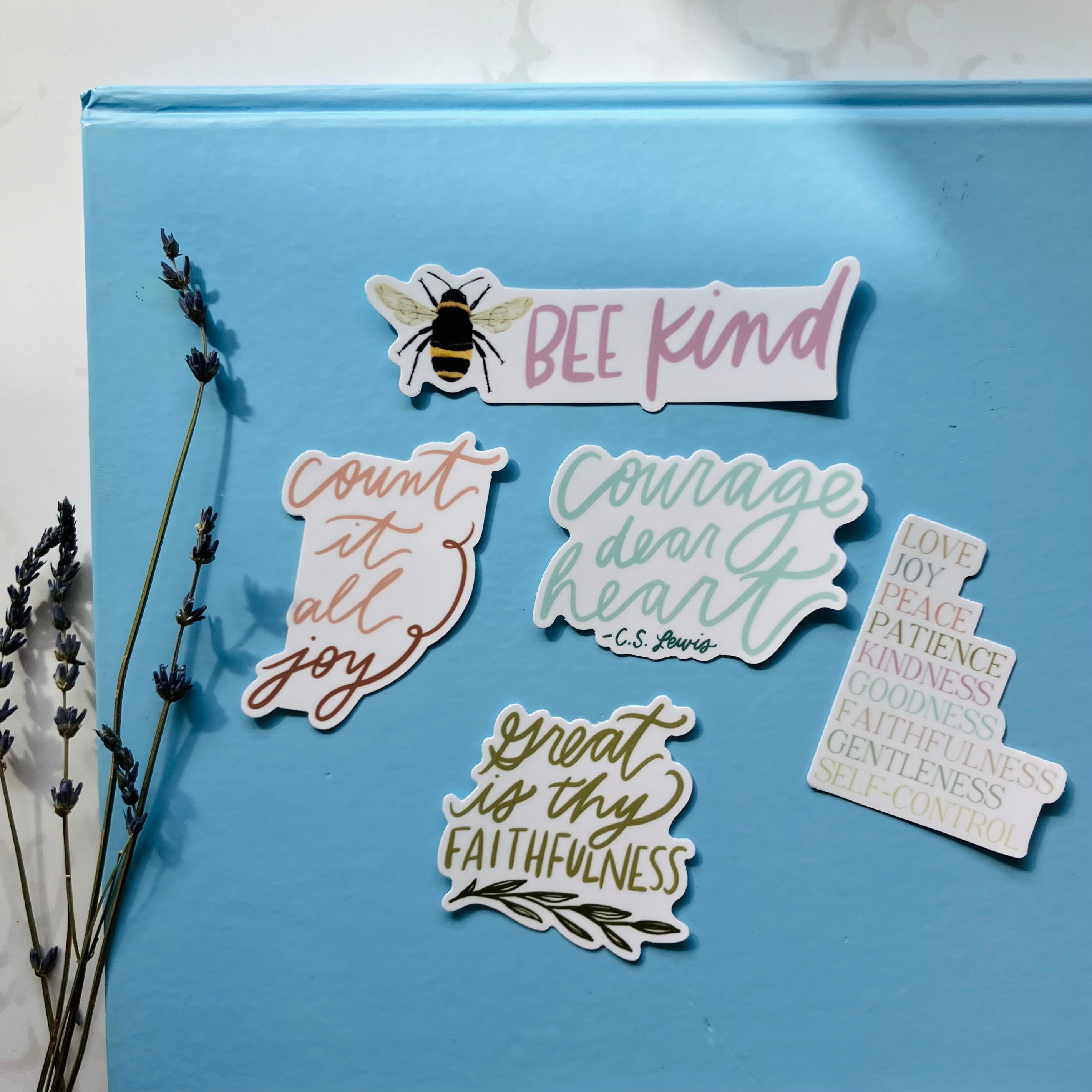 Hand Lettering Pack Hand-lettered Sticker Pack – Pip & J Papery