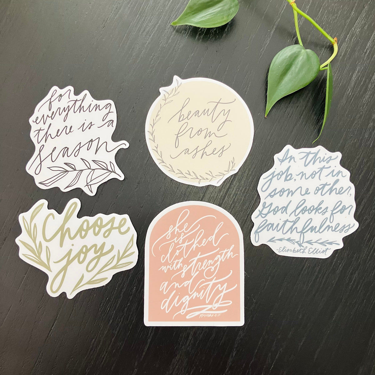Lady Writing Sticker Women's Hand-lettered Sticker Pack – Pip & J Papery