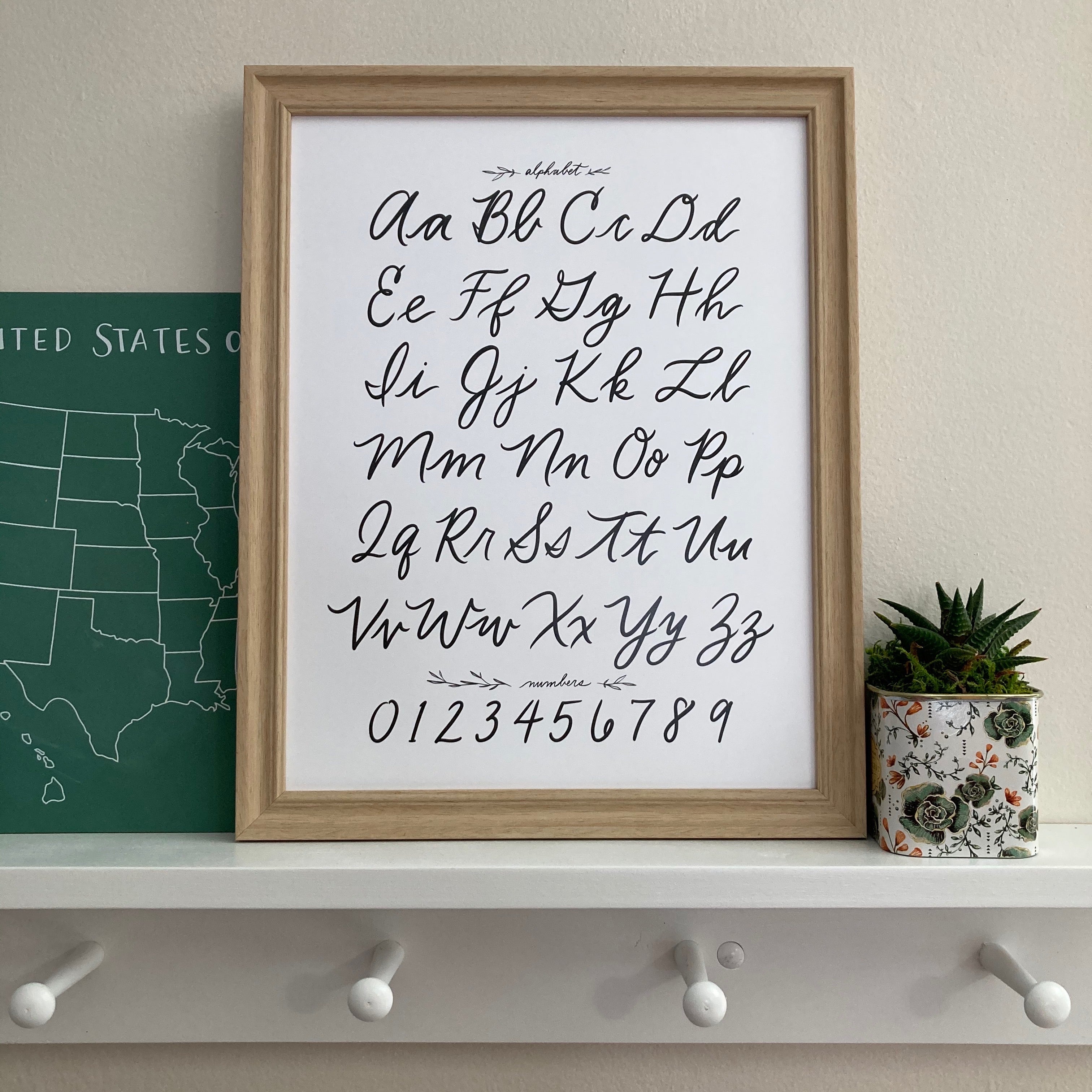 Looped Modern Cursive Modern Cursive Calligraphy Alphabet