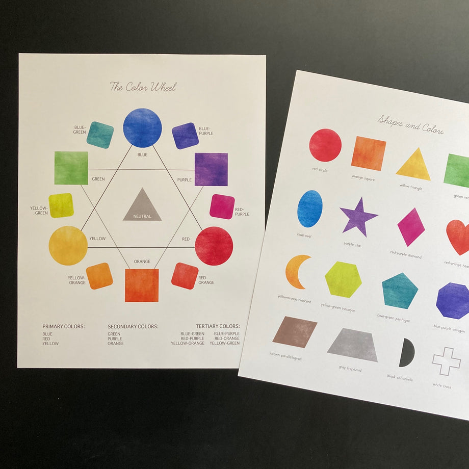 Color Wheel Poster – Pip & J Papery